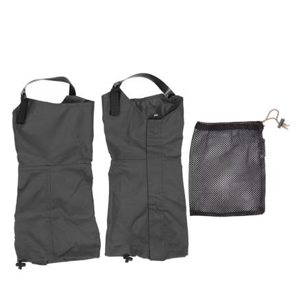 Yksi pari lumisala säärystimet vedenpitävä Unisex 600D Ripstop Oxford Cloth cover ulkokäyttöön talvella musta