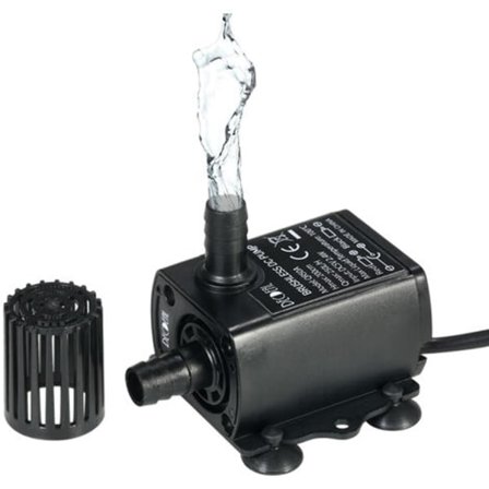 Ultraljudsvattenpump Mini Borstlös USB DC5V 2.4W Vattentät Sänkbar Fontän Akvarium Cirkulerande 250L/H Lyft 200cm