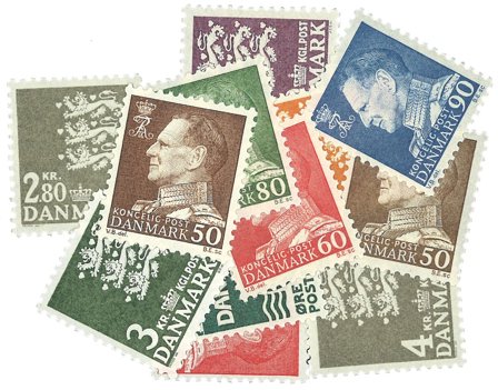 Danmark - Dagligmærker 1967-69e - Postfriske