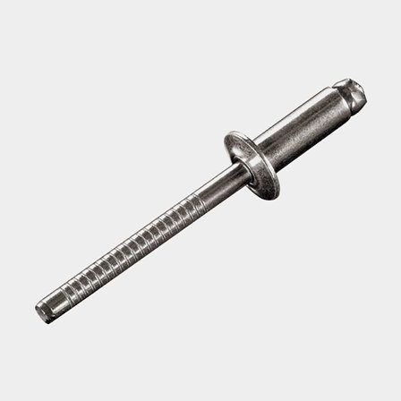 Popnagels / blindnagels, roestvrij zuurvast staal (A4 / AISI 316, maritieme klasse), Ø4.0 x 10 mm, 10-pack