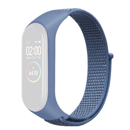 Xiaomi Mi Band 7 / 6 / 5 klockarmband i nylon - Havsblå