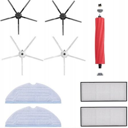 Tilbehør 9 dele Roborock S7/S7 Plus/S7 MaxV/S7 MaxV Ultra