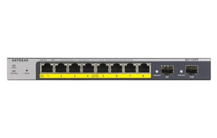 Netgear Smart GS110TPv3 - switch - 8 porter - smart