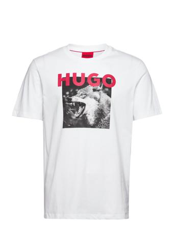Dupus T-shirts Short-sleeved Vit HUGO