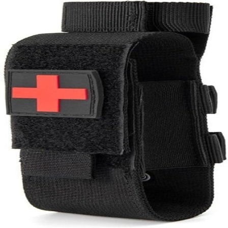 Taktisk Tourniquet-holder, Bærbar Militær Førstehjælpsudstyr Taske & Trauma Medicinsk Sakslomme til Nødsituationer