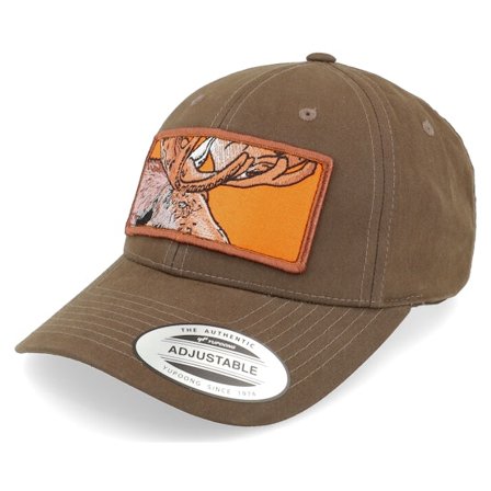 Hunter - Braun Adjustable Cap - Big Moose Waxed Brown Adjustable @ Hatstore