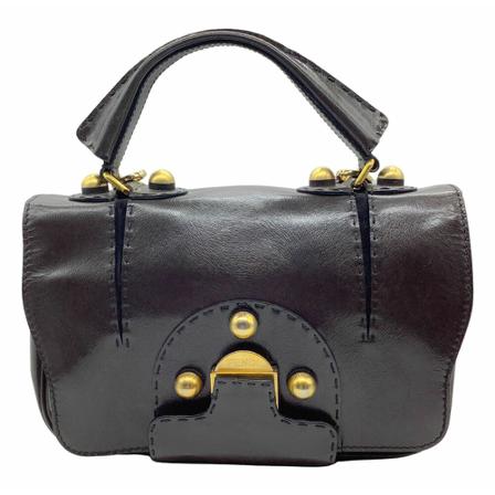 Fendi Vintage HandTass , Bruin , Dames , Maat: ONE Size Vintage Tassen