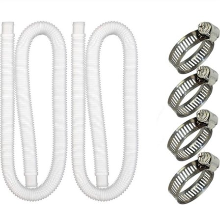 300/330/530/1000 Gallon Pool Pump Uppblåsbar Hot Spring Pool Slang Ersättningsslang (2-pack)
