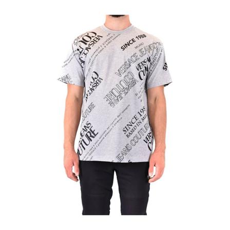 Versace Jeans Couture, T-shirt Grijs, Heren, Maat:M