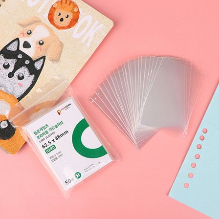 50 kpl / set Korttiholkit Kirkas Hapoton - Ei CPP-suojakalvoa A