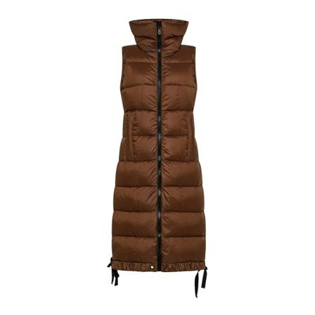 Peuterey, Recycled down long gilet Bruin, Dames, Maat:M,polyester
