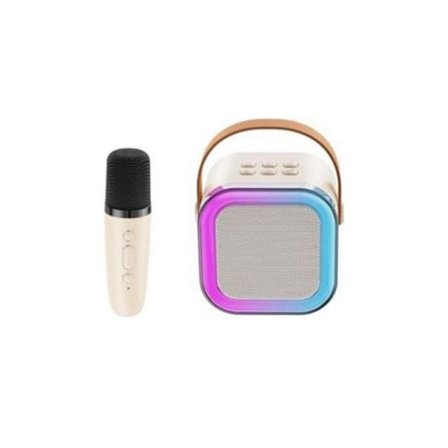 Kannettava langaton kaiutin RGB LED-valolla APOKIN AP-07171 Pinkki