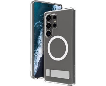 dbramante1928-Galaxy S25 Ultra - Iceland Pro Qi2 Kick - Clear-Klart MagSafe mobildeksel til Galaxy S25 Ultra-Telecom accessories-Deksel til Samsung