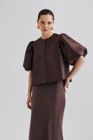 Malina - Cleo blouse - XXS - Chocolate