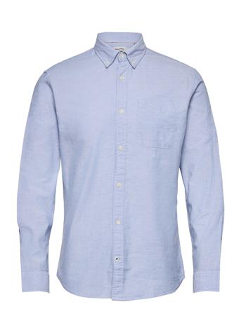 Jjeoxford Shirt Ls Noos Skjorte Casual Blå Jack & J S
