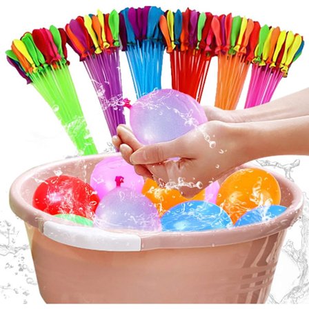 222 Vannballonger, selvlukkende vannbomber, 6 buketter, 37 vannbomber hver, ikke mer kjedelig fylling og knyting av vannbomber