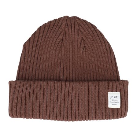 Upfront - Bridge Brown Short Beanie Shortbeanie Brown Beanie - @ Hatstore