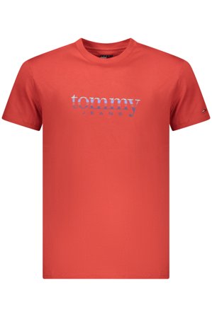Tommy Hilfiger T-shirt Maniche Corte Uomo Rosso