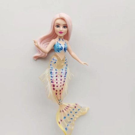 Ny Mini Havfrue Dukke 11-12cm Smuk Havkonge Prinsesse Vidunderligt Pigelegetøj B