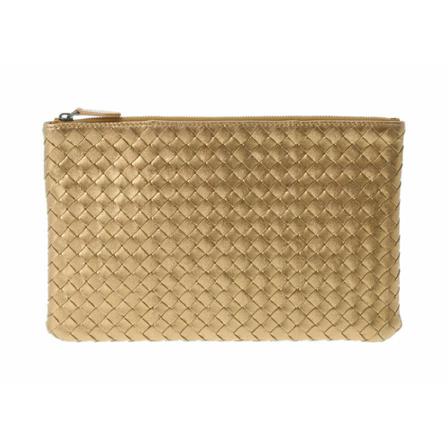 Bottega Veneta Vintage, Clutches Geel, Dames, Maat:ONE Size