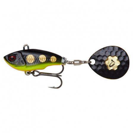 Savage Gear Fat Tail Spin 6,5cm, 16g Sinking - Black Magic