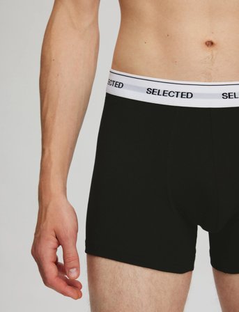 Selected Slhliam 3-Pack Trunk Noos - Black - M