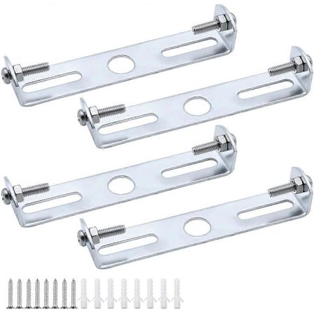 4 stk. loftlampebeslag 105 mm pladeholdere og tilbehør