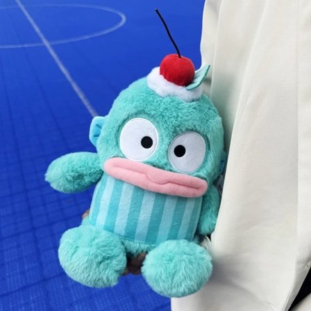 22cm Sanrio søt Hangyodon plysjdukke leker Anime utstoppede dyr pute hjem rom dekorasjon Kawaii barn bursdagsgave