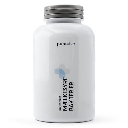 Pureviva Mælkesyrebakterier 180 kaps, Helse & Madvarer, Ingredienser, Mælkesyrebakterier