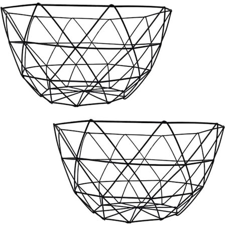 Fruktskål i metall, multifunktionell fruktskål i järn, dekorativ förvaringskorg