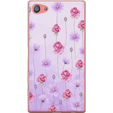 Yhteensopiva Puhelinkuori Sony Xperia Z5 Compact Petal Reverie Lilac Mist