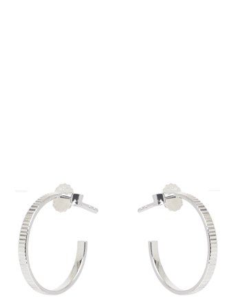 Sea Reflection Hoops Silver Pernille Corydon
