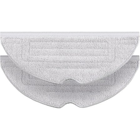 2 stk. Sølvion Moppklutpute for Roborock S7 Maxv / S7 Maxv Plus / S7 Maxv Ultra / S7 Pro Ultra / S7 / S7+ Serie Robot Vacuum Microfiber Vibrarise