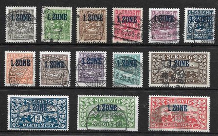 Slesvig 1920 - AFA 1 -14 - Stemplet