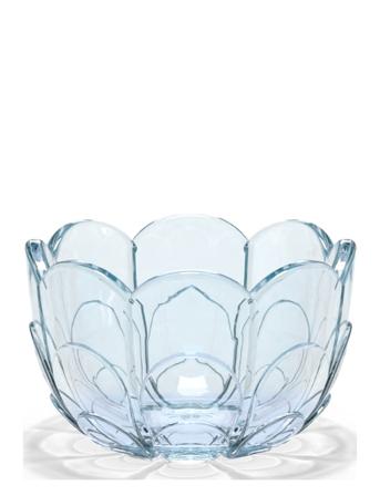 Lily Fyrfadsstage Ø7 Cm Blue Iris Home Decoration Candlesticks & Lanterns Tealight Holders Blue Holmegaard