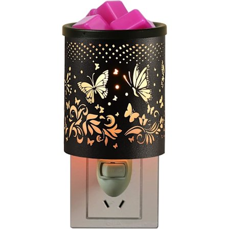 Pistokkeellinen Vaha Sulattaja, Kynttilävaha Sulattaja Tuoksuville Vaha Sulattimille, Sähköinen Vahapoltin Äidille, Mummoille ja Naisille Lahjaksi