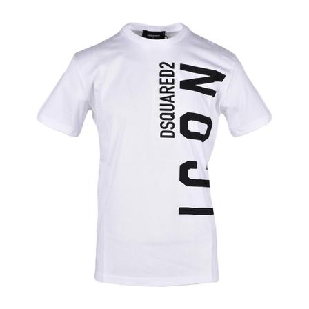 Dsquared2, T-Shirts Wit, Heren, Maat:S