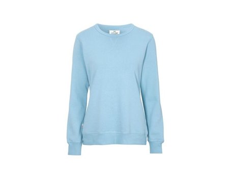 Cottover Sweatshirt Crew Neck dam skye blue XL - Lyreco - Arbetskläder - Arbetströjor - Sweatshirts och koftor