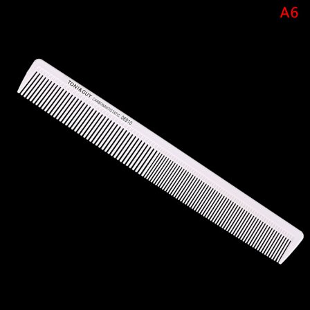 1 PC professionel hårkam anti-statisk kulfiber frisør