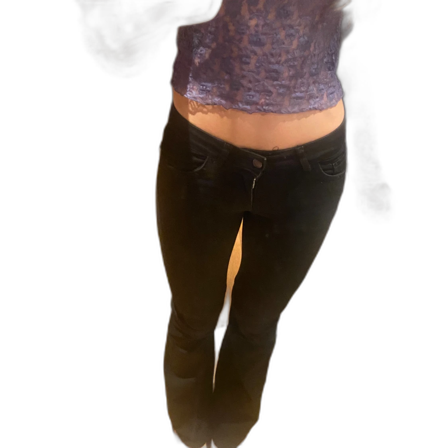 Svarta Replay bootcut jeans