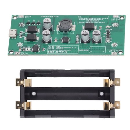 Højtydende Boost Spændingskonverter 3A Micro USB Strømforsyningsmodul til Li Ion Batteri