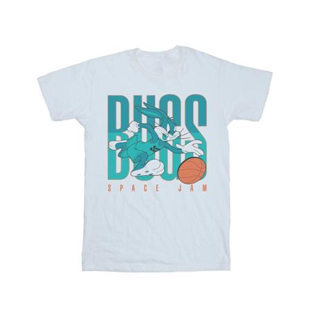 Space Jam: A New Legacy Girls Balling Bugs Alt Bomull T-shirt 5 White 5-6 Years
