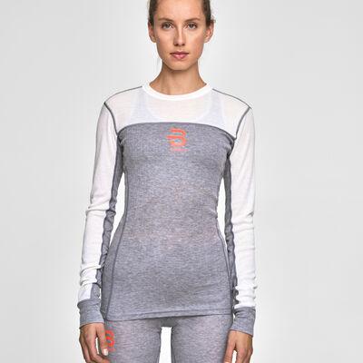 Dæhlie - PERFORMANCE-TECH LS WMN - Light Grey Melange - M