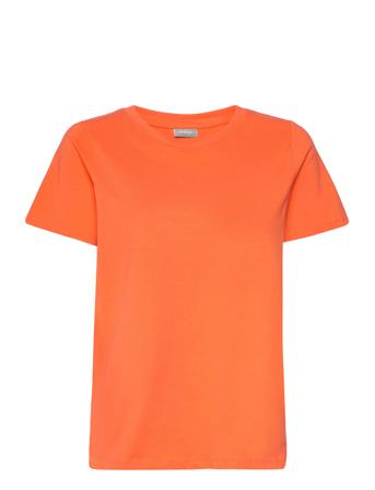 Zashoulder 1 T-Shirt T-shirts & Tops Short-sleeved Oransje Fransa*Betinget Tilbud