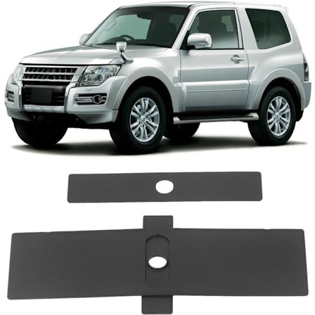 Støvdeksel for bilskiftpanel 2 stk. Girskiftspak Panel Trim Strip 8015A066 Erstatning for Pajero V93 V80 V87 V97 Andre reservedeler