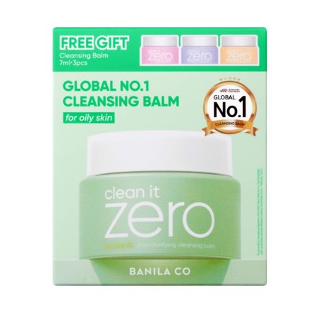 BANILA CO Viso Clean It Zero Pore Clarifying Cleansing Balm Special Set 1pz - Cofanetto Detergente