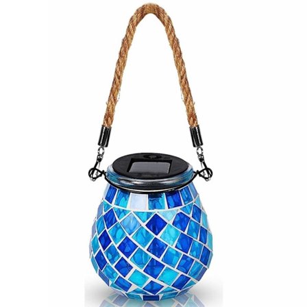 Mosaic Solar Lights Mason Jar Lamp A A