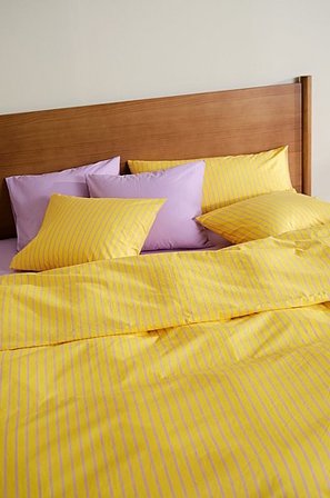 Jotex - Pussilakanasetti Parivuode Orgaaninen Sitruunankeltainen/liila Sitruunankeltainen/liila - SIMA - Osta Parisängyt Jotex