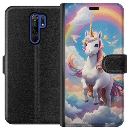 Kompatibelt Plånboksfodral till Xiaomi Xiaomi Redmi 9 Enhörning