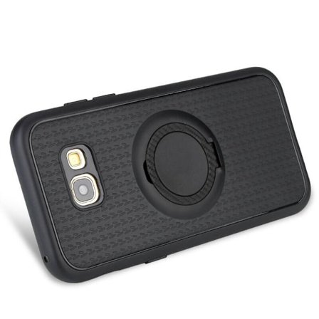 Galaxy S8 - Praktisk silikonecover med ringholder FLOVEME